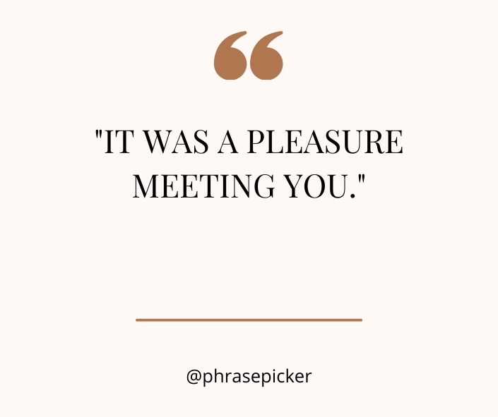 It Was A Pleasure Meeting You colorful-words-to-use-in-place-of-said-writing-words-teaching